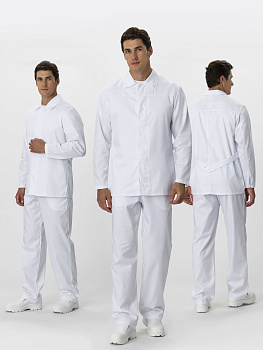 Брюки мужские Хаспфуд-Премиум (тк.Оптима,160), белый — купить в SIZ-ON