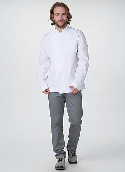 Брюки повара Гарво (тк.Смесовая,160), серый