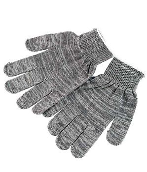 Перчатки х/б 7,5 кл. СТАНДАРТ без ПВХ 36-41гр. 130текс, серые — купить в SIZ-ON