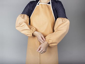 Нарукавники (тк.Мед.клеенка,500), оранжевый — купить в SIZ-ON