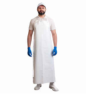 Фартук ЛАРИПОЛ полиуретановый облегченный (90х115) белый (ФАР014) — купить в SIZ-ON