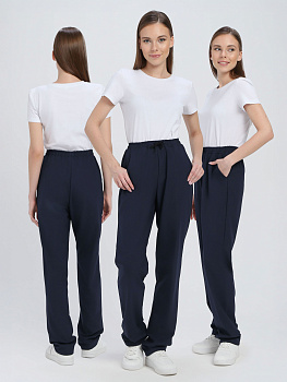 Брюки Лицей Актив (тк.Смесовая,220), т.синий — купить в SIZ-ON