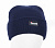 Шапка трикотажная двойная утепленная Север, т.синий