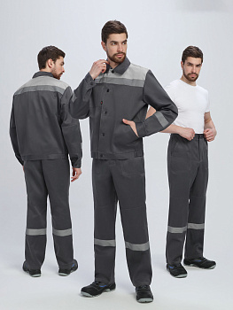 Костюм Лигор-1 СОП (тк.Смесовая,210) брюки, т.серый/св.серый — купить в SIZ-ON