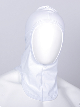 Подшлемник открытое лицо (тк.Кулирка/лайкра), белый — купить в SIZ-ON