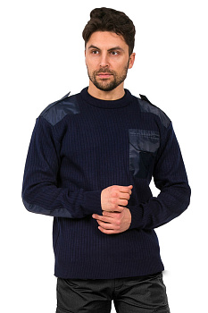 Свитер (джемпер) форменный усиленный, т.синий — купить в SIZ-ON
