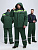 Костюм зимний Труженик-Ультра-1 СОП (тк.Смесовая,210) брюки, т.зеленый/лимонный