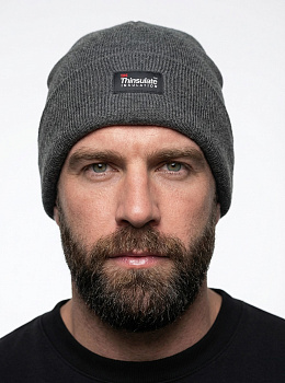 Шапка утепленная ProfLineSpecialist (Акрил), т.серый — купить в SIZ-ON