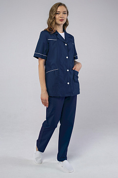 Костюм женский Магнэль (тк.Смесовая,120), т.синий — купить в SIZ-ON