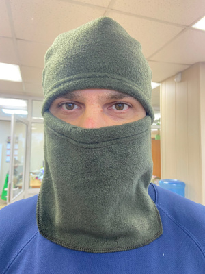 Маска-подшлемник (тк.Флис), хаки — купить в SIZ-ON