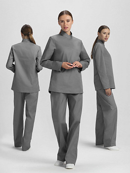 Костюм женский Хаспфуд-Стандарт (тк.Смесовая,160), серый — купить в SIZ-ON