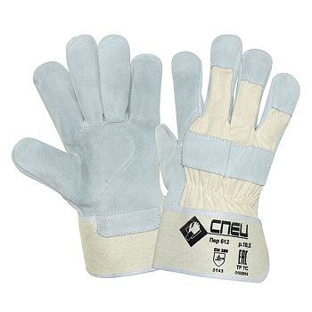 Перчатки спилковые комбинированные СПЕЦ, ПЕР612 — купить в SIZ-ON