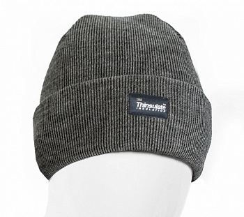 Шапка трикотажная двойная утепленная Север, серый — купить в SIZ-ON