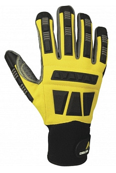 Перчатки DeltaPlus™ EOS VV900 (полиэстер+полиуретан/полиамид с ПВХ точкой+неопрен) — купить в SIZ-ON