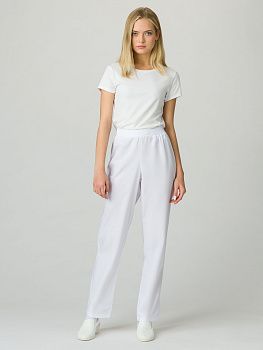 Брюки женские Классик (тк.ТиСи), белый — купить в SIZ-ON