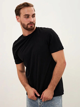 Футболка (тк.Трикотаж,160 ), черный — купить в SIZ-ON