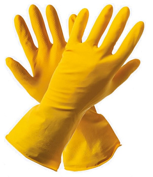 Перчатки ХОЗЯЙСТВЕННЫЕ (латекс 40гр) — купить в SIZ-ON