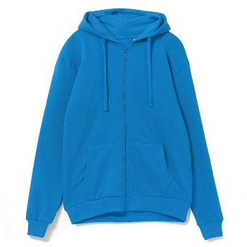 Толстовка на молнии с капюшоном Siverga 2.0, бирюзовый — купить в SIZ-ON