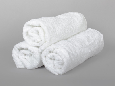 Полотенце махровое (40х70), белый — купить в SIZ-ON