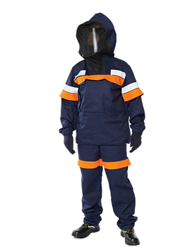 Костюм противоэнцефалитный Энергия-Антигнус-Б (38,2 кал.), т.синий/оранжевый — купить в SIZ-ON