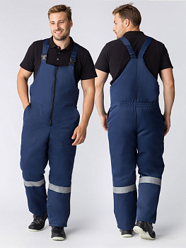 Полукомбинезон зимний Квайл (тк.Смесовая,210), т.синий — купить в SIZ-ON