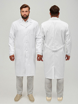 Халат Остин (тк.Сатори,150), белый — купить в SIZ-ON