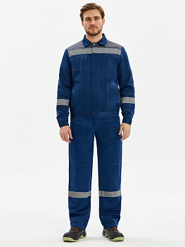 Костюм Лигор-1 СОП К. (тк.Смесовая,210) брюки, т.синий/серый — купить в SIZ-ON