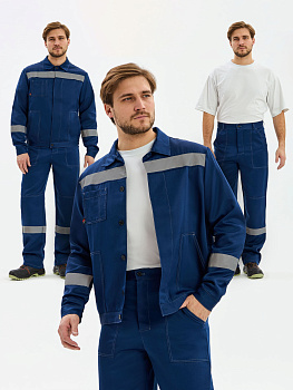 Костюм Лигор-1 СОП К. (тк.Смесовая,210) брюки, т.синий — купить в SIZ-ON