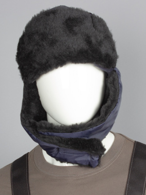 Шапка Евро Ушанка, т.синий — купить в SIZ-ON