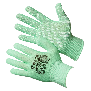 Перчатки Gward нейлоновые с микроточкой ЕвроПВХ, P3001 — купить в SIZ-ON