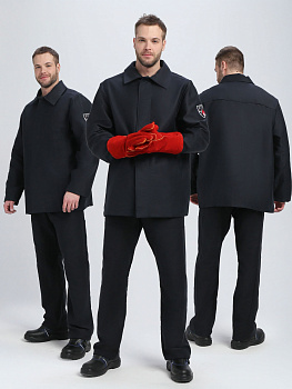 Костюм от повышенных температур Мастерфилд-1 (тк.Молескин,280) брюки, черный — купить в SIZ-ON