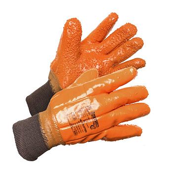 Перчатки АМПАРО™ Арктика резинка с ПВХ крошкой (хлопок+поролон+ПВХ), 438667 — купить в SIZ-ON