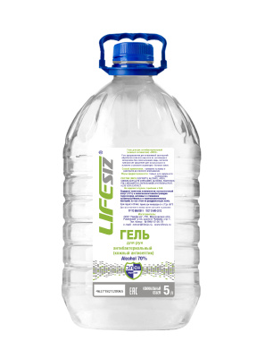 Гель антибактерицидный Элен™ 5л (спирт 70%) — купить в SIZ-ON