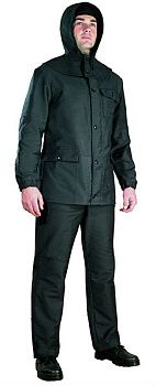 Костюм для защиты от нетоксичной пыли тип А (тк. Молескин,250), черный — купить в SIZ-ON