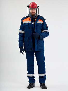 Костюм зимний Энергия-Г (91,4 кал.), т.синий/оранжевый — купить в SIZ-ON