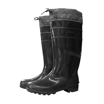 Сапоги ПВХ двухкомпонентные, черный (арт.С-40) с надставкой — купить в SIZ-ON