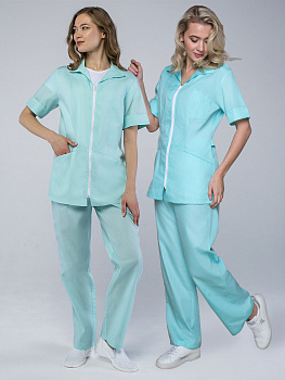 Костюм женский Бьютис (тк.ТиСи), мятный — купить в SIZ-ON