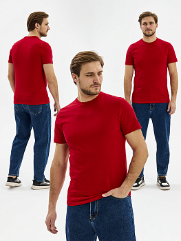 Футболка ProfLineBase (тк.Трикотаж,160), красный/2 — купить в SIZ-ON