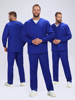 Костюм мужской Хаспфуд-База (тк.ТиСи,120), васильковый — купить в SIZ-ON