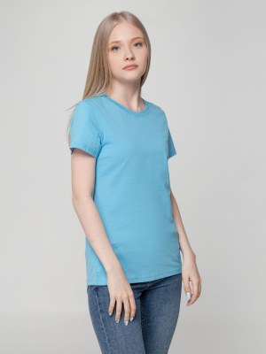 Футболка женская T-bolka Lady, голубой — купить в SIZ-ON