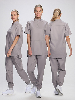 Костюм женский MedLine Ева (тк.Смесовая,145), св.серый