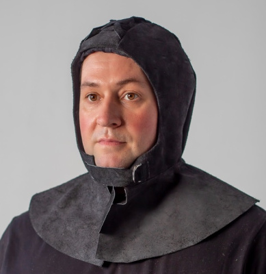 Подшлемник спилковый, черный — купить в SIZ-ON