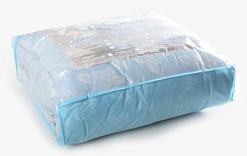 Одеяло 1,5см Политик Лебяжий пух 300гр (140*205) в чемодане — купить в SIZ-ON