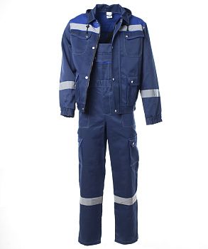 Костюм Антей СОП (тк.Смесовая,210) п/к, т.синий/васильковый — купить в SIZ-ON