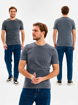Футболка ProfLineBase (тк.Трикотаж,160), серый/2 — купить в SIZ-ON