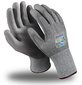 Перчатки Manipula Specialist® Стилкат ПУ 5 (Sapphire+полиуретан), HРP-107/MG-466 — купить в SIZ-ON