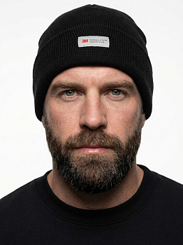 Шапка утепленная ProfLineSpecialist (Акрил), черный — купить в SIZ-ON