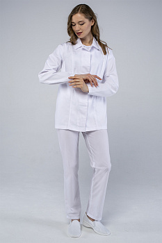 Брюки женские Хаспфуд-Премиум (тк.Оптима,160), белый — купить в SIZ-ON