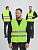 Жилет сигнальный ProfLineBase с пуговицами и карманами (тк.Полиэфир,100), желтый