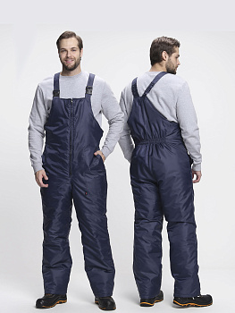 Полукомбинезон зимний Стандарт (тк.Оксфорд), т.синий — купить в SIZ-ON